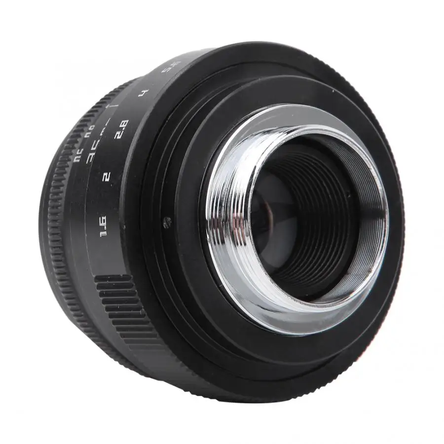35 мм F1.6 CCTV Большая Ручная настройка апертуры беззеркальная камера портрет фиксированный фокус C крепление объектива для Nikon Canon sony беззеркальная камера