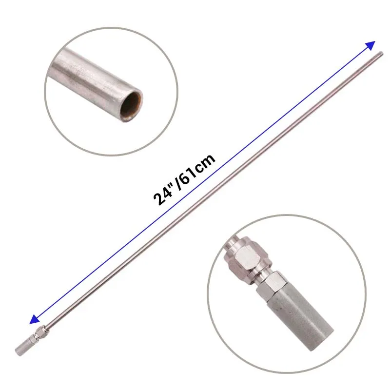 65cm Stainless Steel Aeration Wand 5/16"(8mm) Od 0.5 & 2.0 Micron