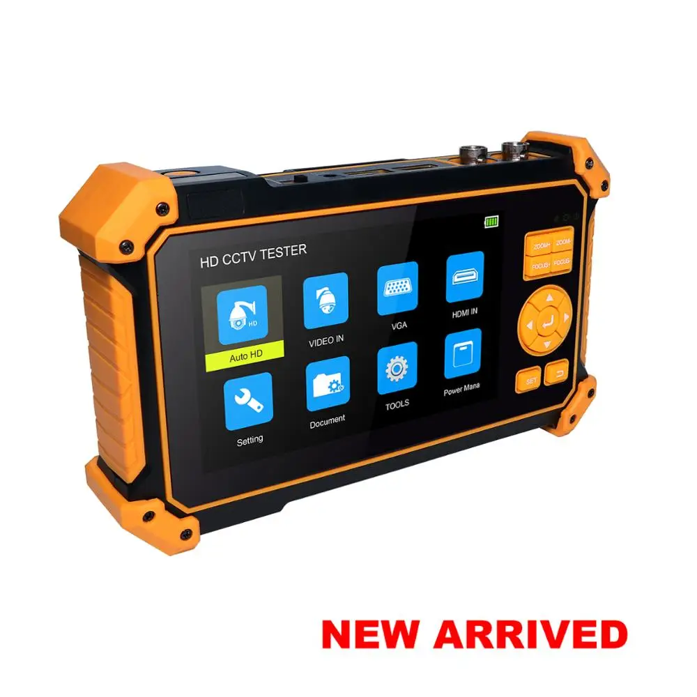 H51тестер TVI CVI AHD 8MP HDMI in H51 H52 CCTV тестер наблюдения 5-в-1 5-дюймовый монитор камеры