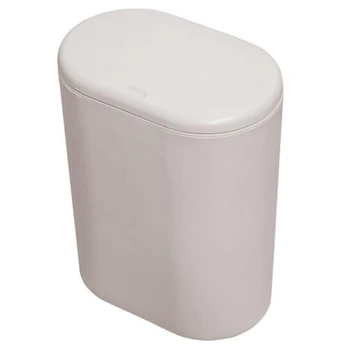 

Multifunction 9L Plastic Narrow Type Trash Can Toilet Waste Bin Dustbin Trash Bin Basket Garbage Bucket Brush Bathroom Cleaning