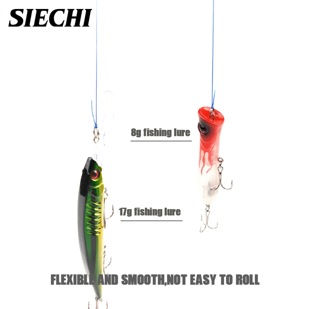 SIECHI 2020 4 нити 300 м 500 1000 PE плетеная леска супер мощный мультифиламентный синий
