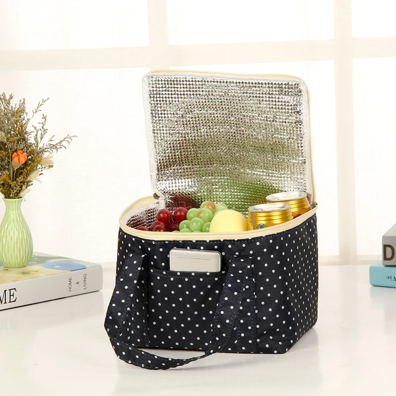Lunch Bag Bento Bag Cooler Bag Large Capacity Oxford Cloth Thermal Lunch Bags Portable Insulation Food Storage Container Bento Box Cooler Bag for Picnic Travel