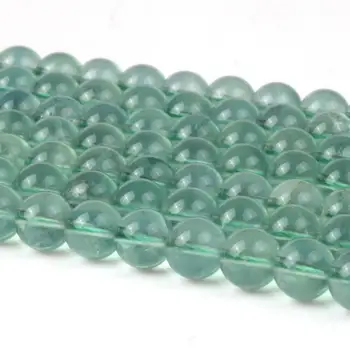 

Natural Round AA Green Fluorite Gemstone Loose Beads 4 6 8 10 12mm For Necklace Bracelet DIY Jewelry Making 15inch Strand