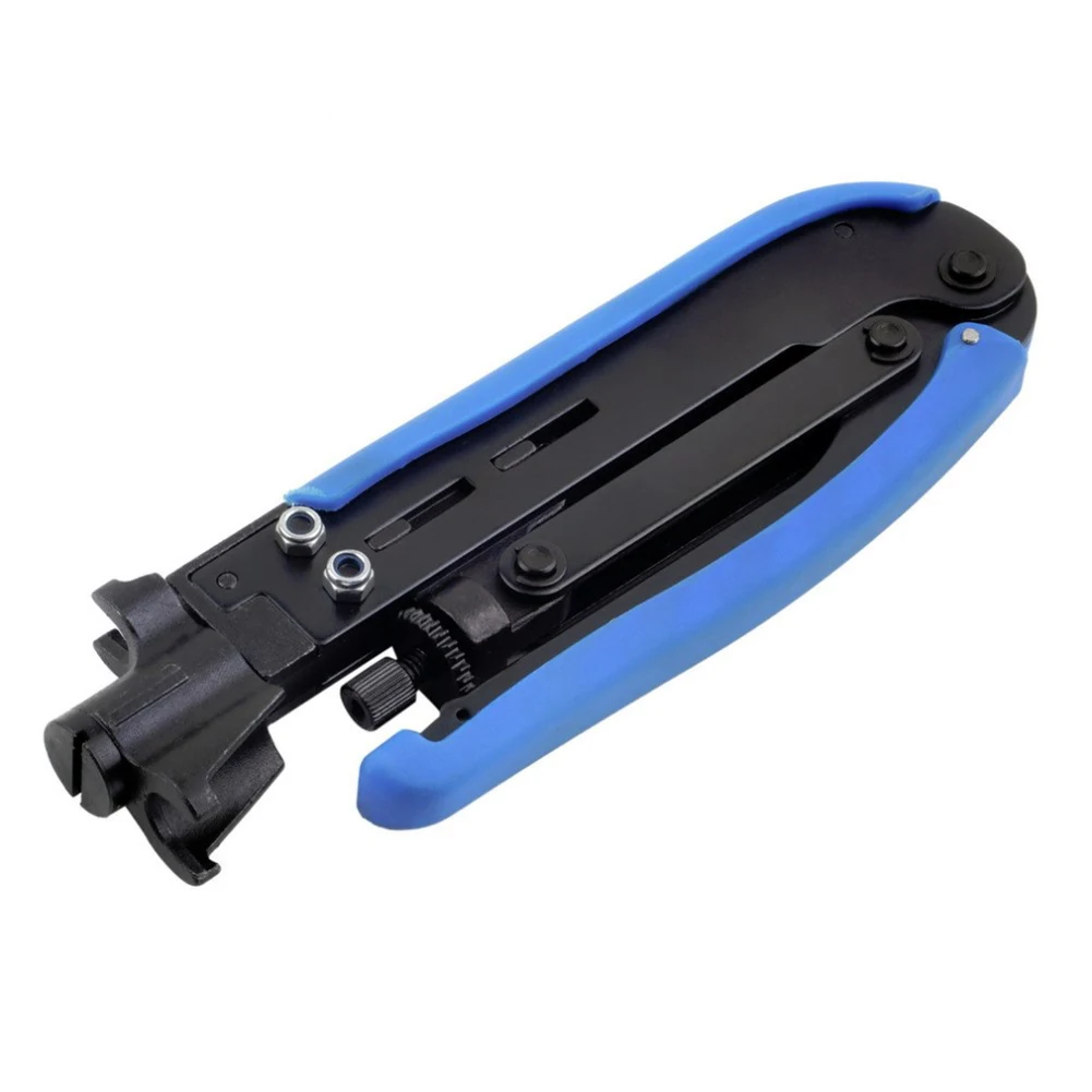 

Coaxial Coax Cable Crimping Pliers Squeezing Tool Adjustable Extrusion Clamp JA55