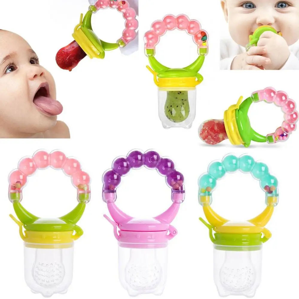 

1pcs Pure Fruit Juice Baby Teether New Pacifier Safety Toddlers Vegetable Fruit Teething Toy Chewable Soother Eat Fruit Food