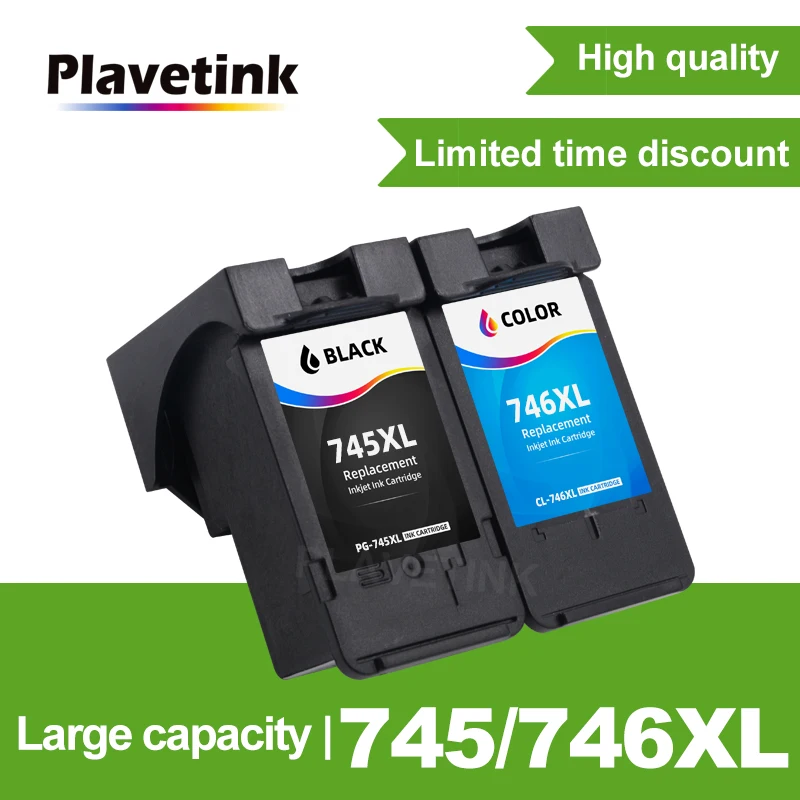 

Чернильный картридж Plavetink 745XL 746XL PG745 CL746 для canon, PG 745 CL 746 XL для принтера Pixma MG2470 MG2570 MG2970 IP2870 IP2872