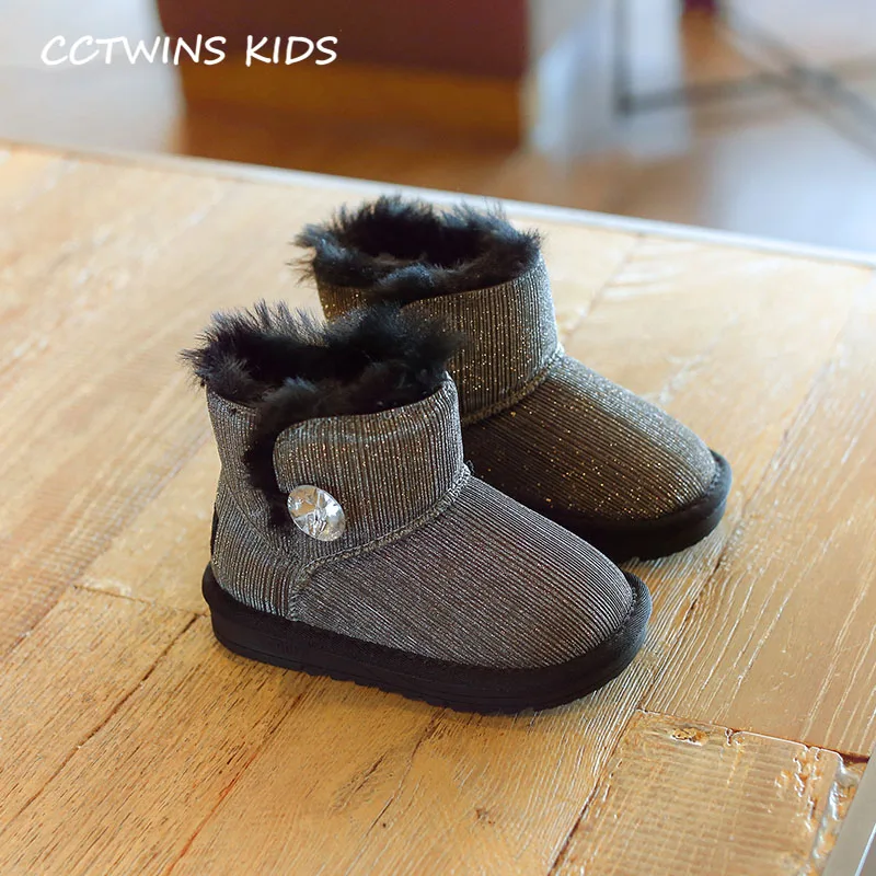 Детские кроссовки; обувь; коллекция года; Сезон Зима; модные детские зимние ботинки; брендовые ботинки до середины икры для маленьких девочек; теплая черная обувь для малышей; SNB102 - Цвет: Черный
