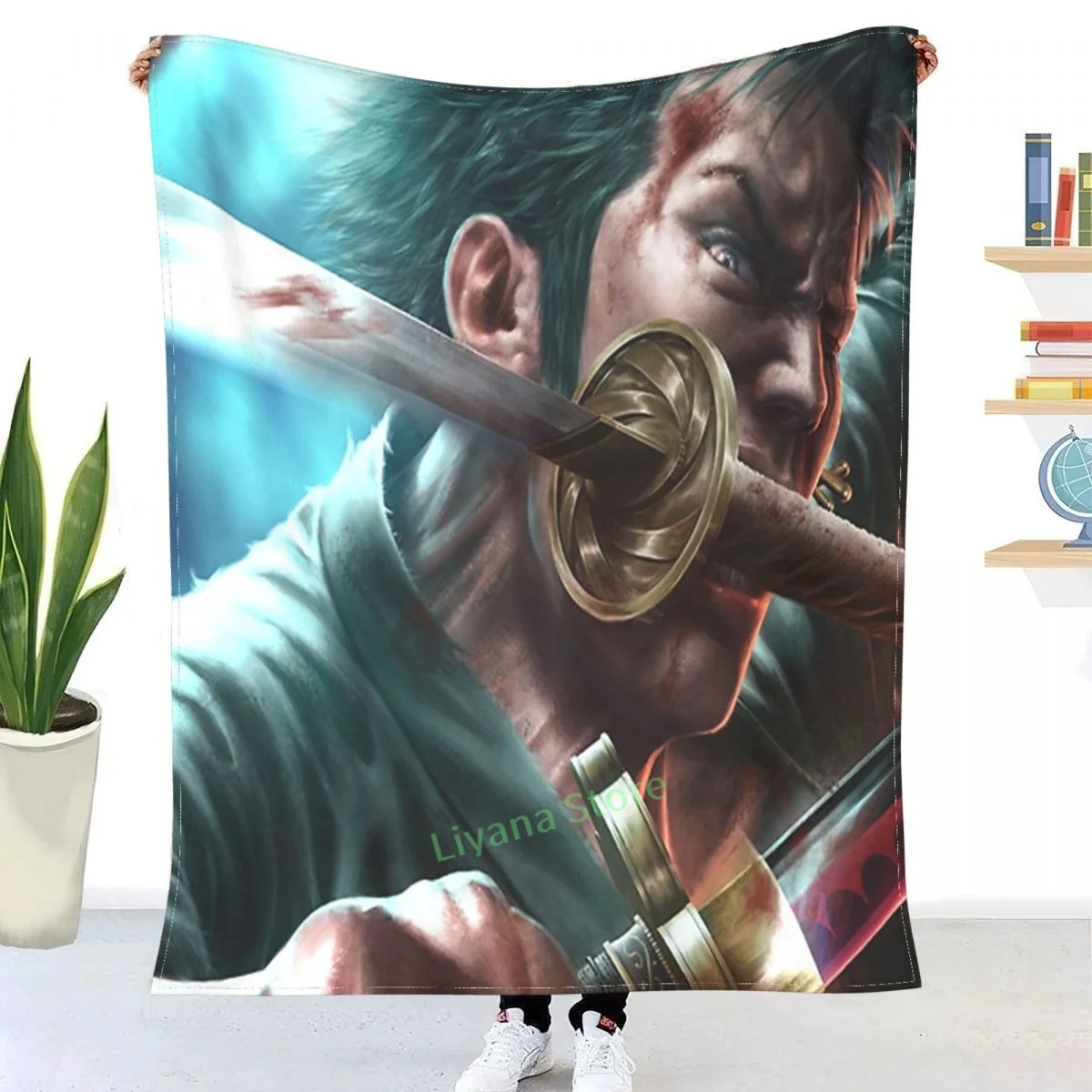 Декоративное одеяло Roronoa Zoro 3D печать диван спальня для детей и взрослых