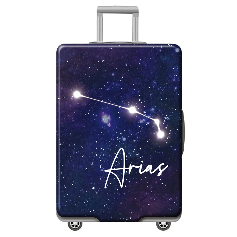 Aries Twelve Constellation уникальный чемодан пылезащитный чехол Новинка 12 багажный Защитный чехол эластичные пылезащитные Чехлы 18-32 дюймов дорожные аксессуары - Цвет: Aries