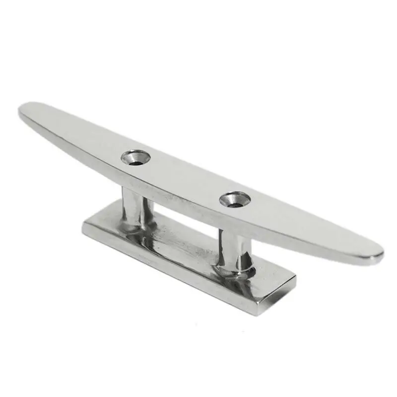Isure Marine 316 Stainless Steel 5/6/8/10" 2 Hole Hardware Boat Cleat
