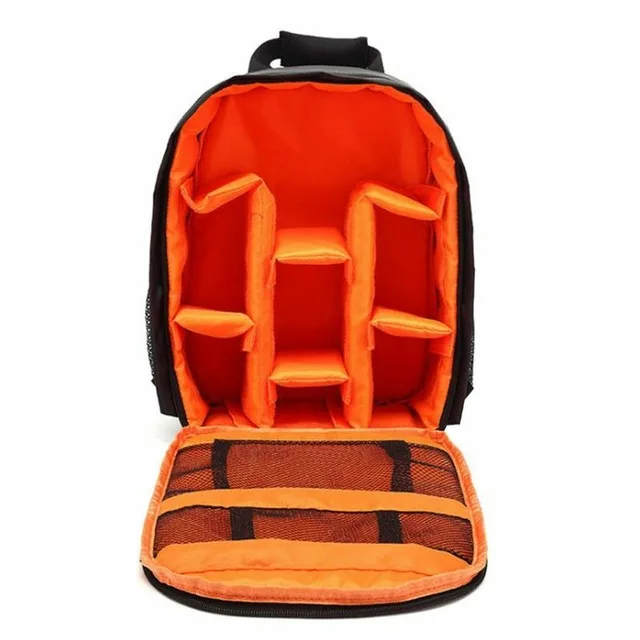 Сумка для камеры цифровые Dslr Чехлы Водонепроницаемый Воздухопроницаемый рюкзак видео-и фотокамера непромокаемая упаковка для Nikon Canon sony samsung - Цвет: Orange