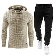 Autumn Winter Man Tracksuit Pullover Hooded Men Sweatshirts Sports Suit Male Casual Tracksuits Pants and Hoodies 2 Piece Sets
