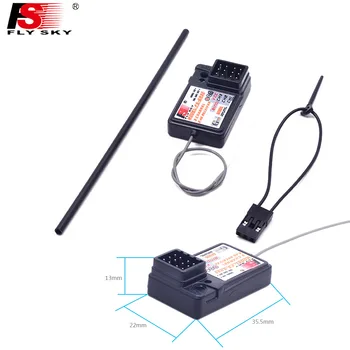 

RC Receiver,1pcs Flysky FS-GR3E/FS-GR3F 2.4G 3CH Receiver with Failsafe For RC Car Boat FS-GT3B/FS-GT2/FS-GT3C Transmitter