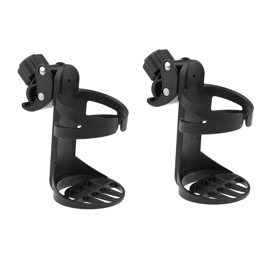 2pcs Clip-on Cup Holder For /Wheelchair/Rollator Elderly No Spill