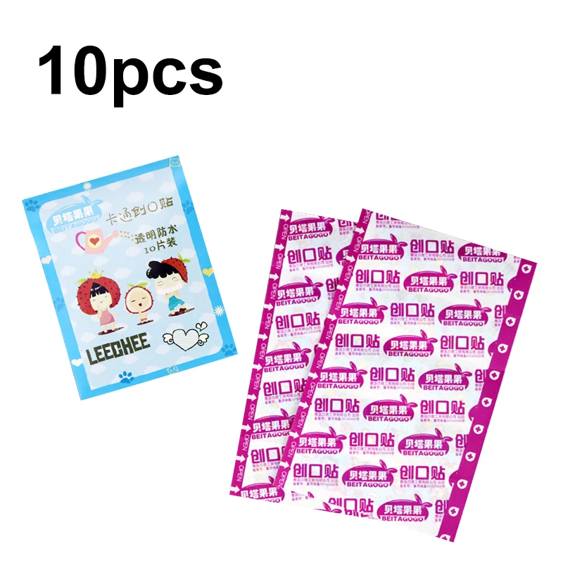 10/120 шт. прозрачный медицинский пластырь Водонепроницаемый рану повязки милые с дышащим первым свидетельствует об этом медицинское связующее вещество для детей
