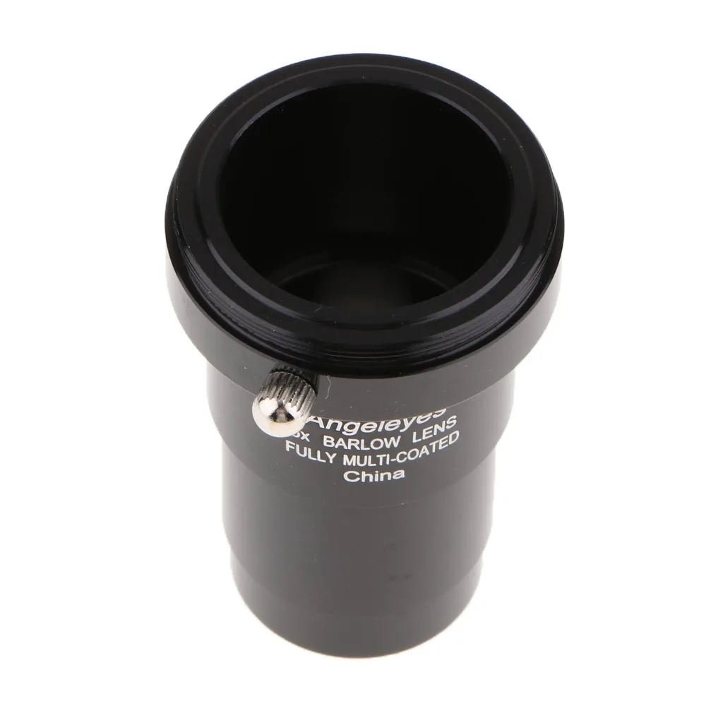 Telescope Eyepiece Barlow Lens for Celestron Orion 5X 3X High Power Magnification 1.25inch/31.7mm Universal T Ring Adapter