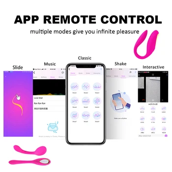 Sex Toys U Shaped Dildo Vibrator for Women Wireless APP Remote Control Vibrator Wear Vibrating Panties Toys for Couple Sex Shop 2