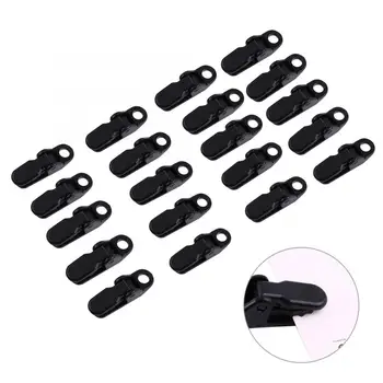 

20 Pcs Clips Jaw Tent Snaps Camping Tents Clamp Clips Winter Fishing Tent Fixed Clamp Outdoor Camping Hiking Fishing Accessories