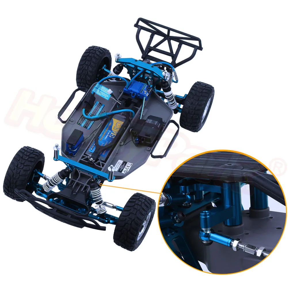 Алюминиевый руль Bellcranks и Drag Link 3743 для 1/10 Traxxas Slash 2WD короткий ход/Rustler VXL обновленные