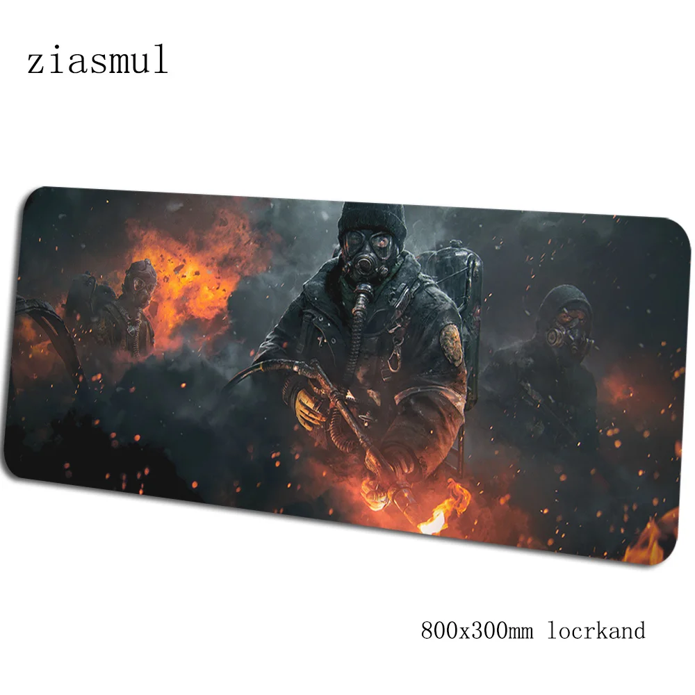 Tom clancy's the division коврик для мыши геймер 800x300x3 мм коврик для мыши notbook игровой коврик для мыши большой коврик для мыши ПК настольный коврик для мыши - Цвет: pattern 6