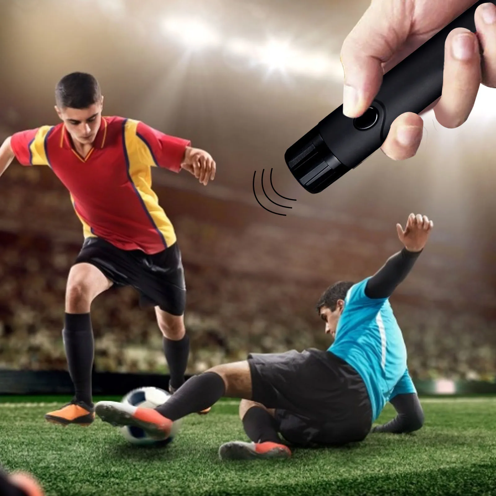2-in-1 Electronic Flashlight Whistle Referee Tones Whistle Waterproof Emergency For Outdoor Survival Sports Events survival whistle sport whistle sports whistle electronic whistle
