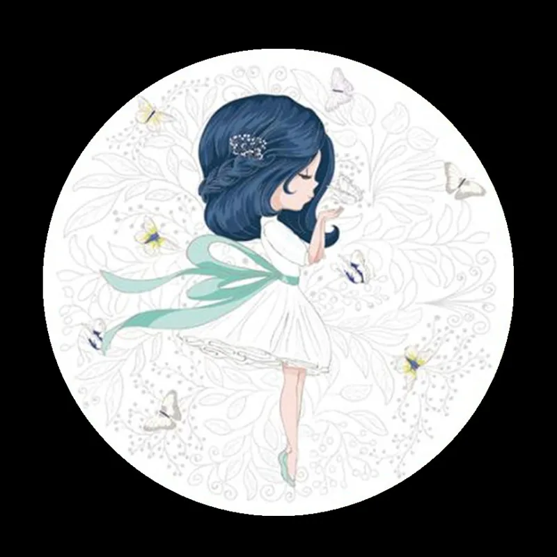 

Patch Patches Iron Ons Flowers Girl 20CM Stickers for Clothes Heat Tranfer Clothing Accessories Fashion Pattern Free Shipping