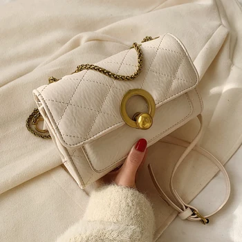 

High-End Fashion Mini Bag 2020 New Fashion Korean-Style All-match Messenger Bag Chain One-Shoulder Fashion Small Square Bag