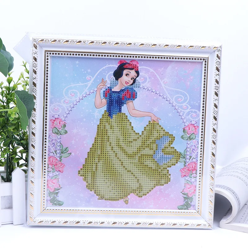 

Handmade DIY Educational for Making Toy Selectable Figure Platinum Diamond Embroidery Diamond Dotted Painting Stickers Children