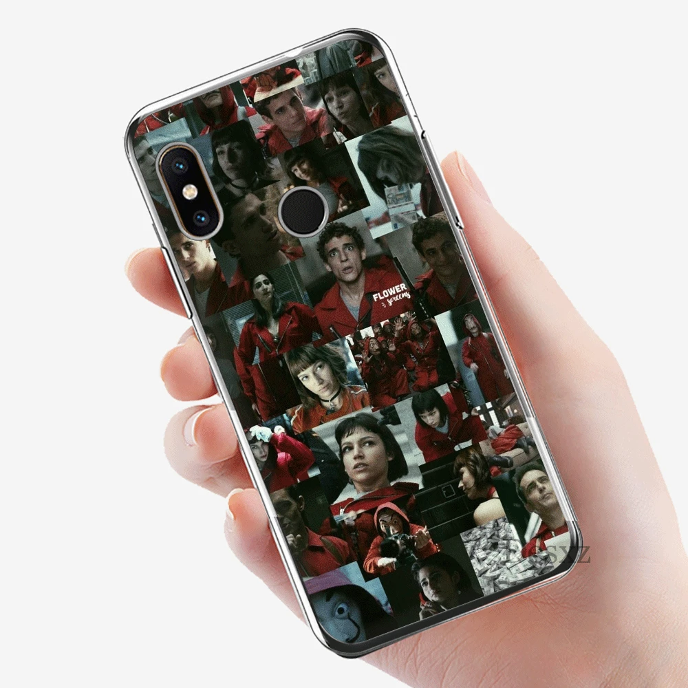 9 Чехол для телефона Xiaomi mi CC9 CC9E 9T mi x 2S 6 8 9 SE A1 A2 5X 6X MAX 3 A3 Pro Lite Cover Heist Money Heist House Of paper Shell - Цвет: 9