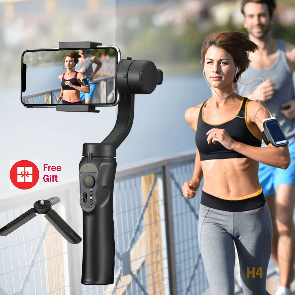 Гладкий 3 осевой Ручной Стабилизатор для смартфона шарнирный стабилизатор iPhone