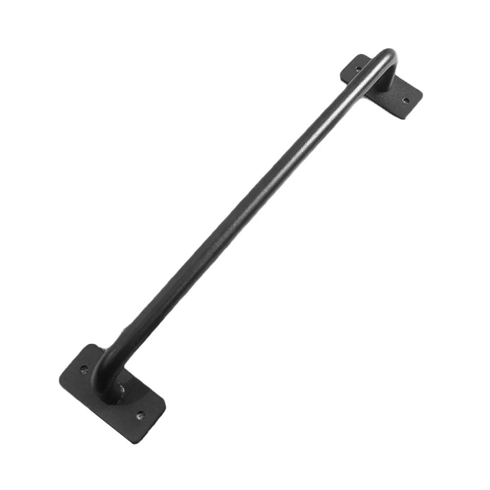 

Carbon Steel Handles Sliding Barn Door Handle Black Iron Art Long Steel Handle Barn Door Iron Art Long Handle