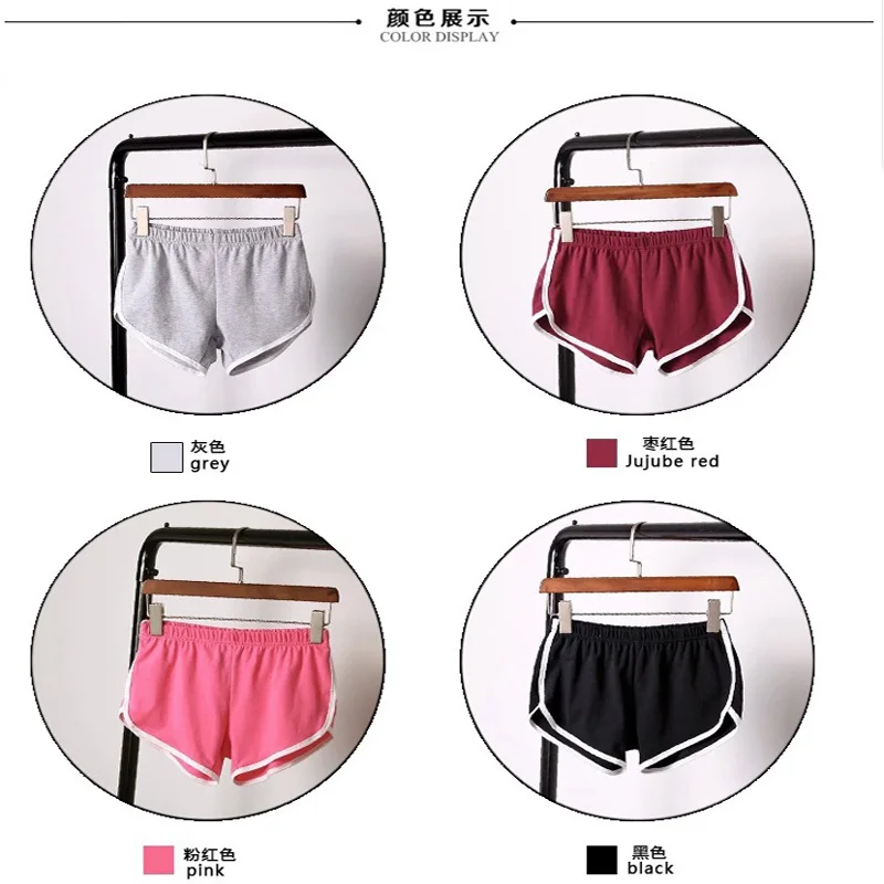 Summer Lady Girl Street Cotton Hot Shorts Fashion Women Elastic High Waist Shorts Workout Loose Solid Soft Casual Short Shorts