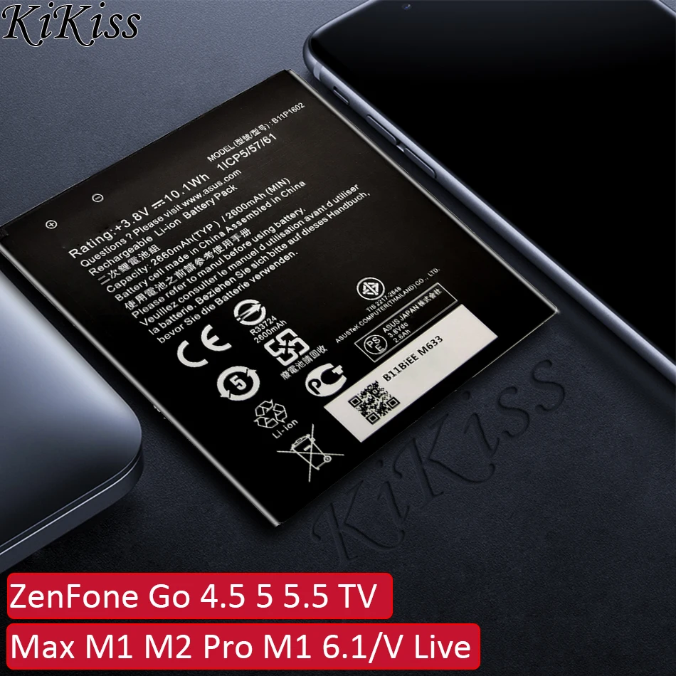 Аккумулятор B11P1428 для ASUS ZenFone Go 4 5 TV/Max M1 M2 Pro 6 1/V Live ZB450KL X009DB ZB452KG ZE620KL мобильный