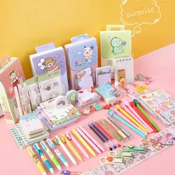 Papeterie créative pour étudiant, boîte aveugle, outil d'écriture, livre, compte à main, autocollant, ensemble de papeterie Surprise, sac cadeau porte bonheur 