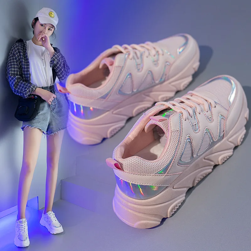 

Sports Daddy Shoe Women's 2019 Spring New Style Spring And Autumn Breathable Versatile Students MacBook Trendy Shoes Spring INS