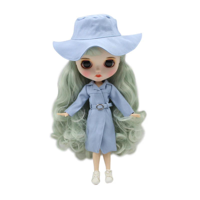 Фабрика ICY 1/6 мягкие вьющиеся волосы для шарнирной куклы новое матовое лицо с