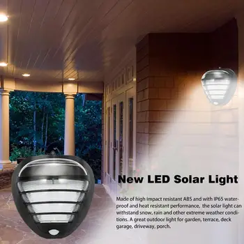 

New Solar Body Sensor Street Light Outdoor Garden Wall Light Solar LED Light High Quality Utdoor Fence Garden Pathway Wall Light