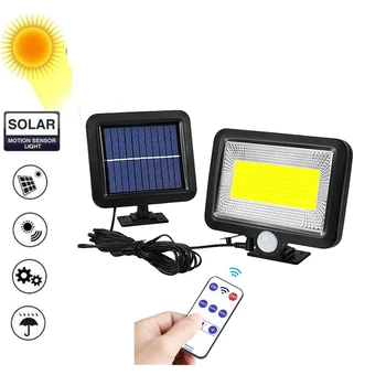 

100 LED solar Lights Outdoor PIR Motion Infrared Sensor Energy Saving Separable Waterproof Garden Lamp Yard Wall Path Light sepe