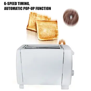 

Nonstick Sandwich Maker 2 Slice Wide Slot Toaster Home Household Supplies to Clean Easy Baking Sandwich Machine Breakfast L0N2