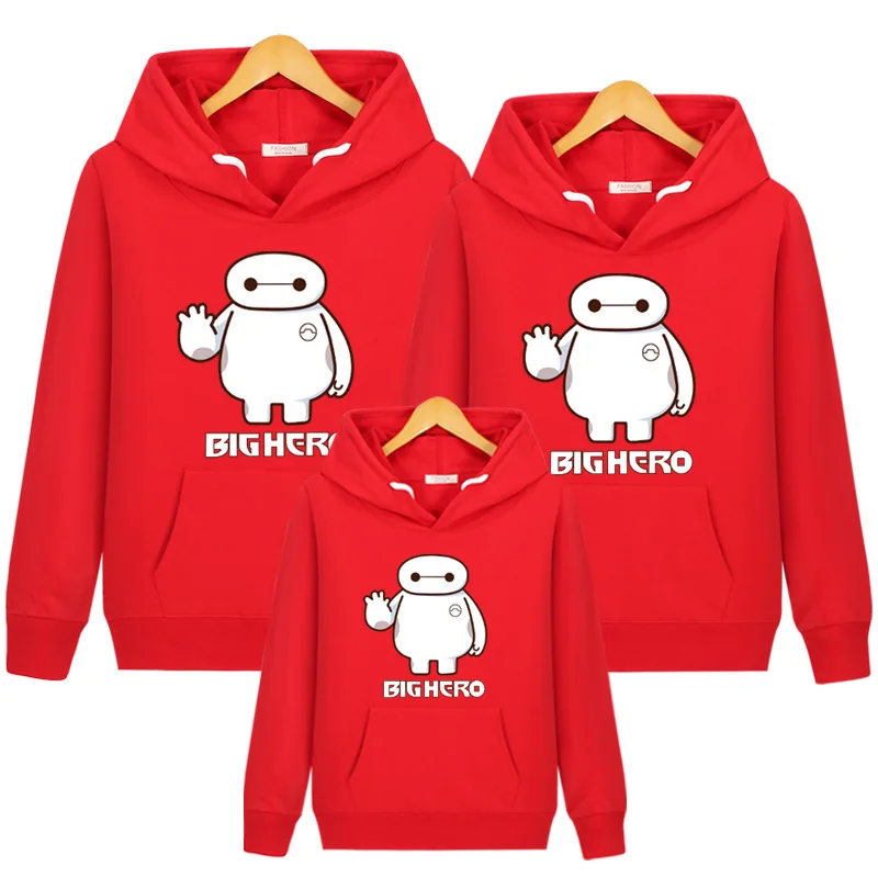 Baymax/толстовка с капюшоном; одежда для родителей и детей с героями мультфильма «Город героев»; одежда для всей семьи; подарки для детей; уличная одежда; Прямая поставка