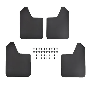 

4pcs Vehicles Styling Exterior Parts Front Rear Splash Guard Car Mud Flaps Set Flexible Truck Universal Pickup Anti Scratch Auto