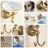 Bathroom Accessories Antique Bronze Towel Shelf Toilet Paper Holder Soap Holder Towel Rack Tumble Holder Antique Bronze ELF4001 ► Photo 3/6