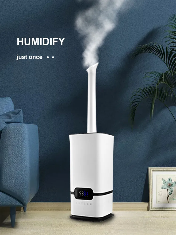 16L 100-240V Industrial Air Ultrasonic Humidifier Mute Commercial Supermarket Vegetables Mist Maker Fogger Spray Humidifiers | Бытовая