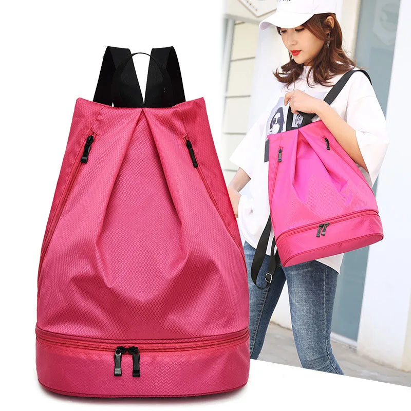 

Women Multi-function Travel Backpack Men Outdoor Sports Mountaineering Bag Dry and wet separation Nylon Waterproof Back Pack