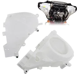 Motorcycle White Inner Fairing Speaker Covers For Harley Street Glide Electra Glide Ultra Limited Trike Glide 2014-Later