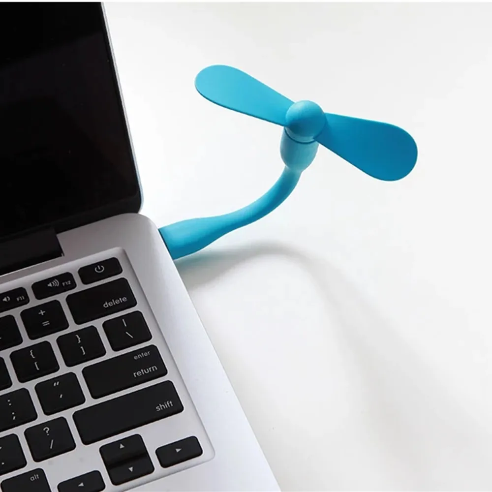 Оригинальный мини вентилятор Xiaomi с USB гибкий маленький размер для внешнего