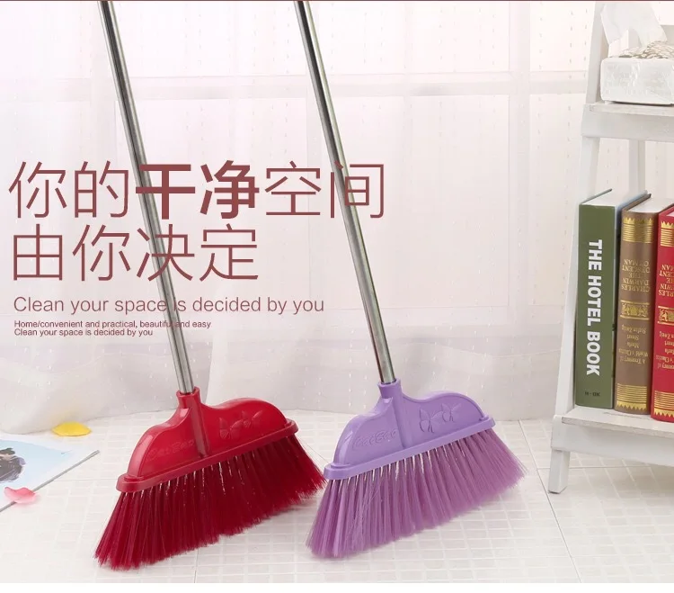 Long Hong Manufacturers Direct Selling Household Affordable Plastic Broom Floor Broom Wholesale Broom Hot Sales