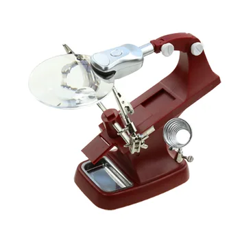 

Desktop Magnifier Welding Magnifying Glass LED Holder Soldering Repair Tool Loupe Third Hand For Soldering Repair Tool