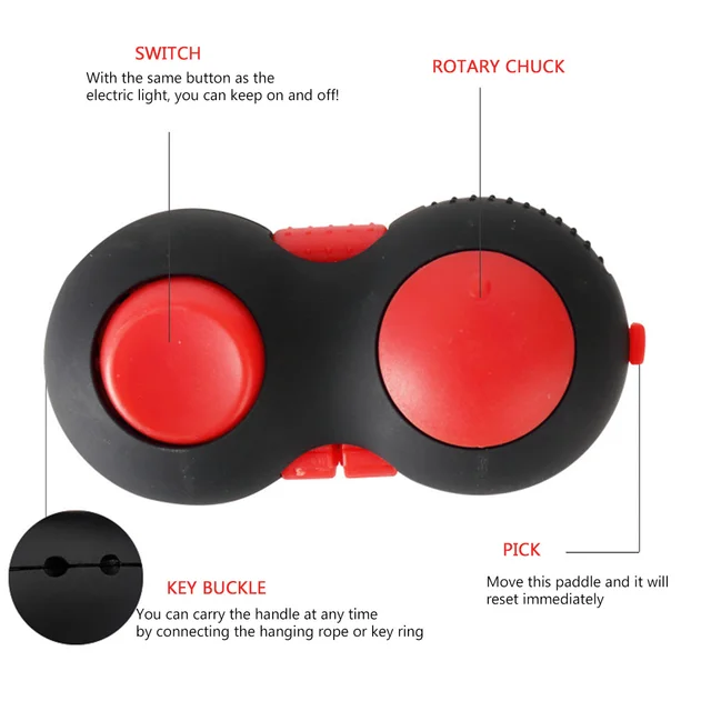 Decompression Handle Wireless Decompression Handle Fidget Pad Decompression Toy Children Adult Squeeze Handle 6