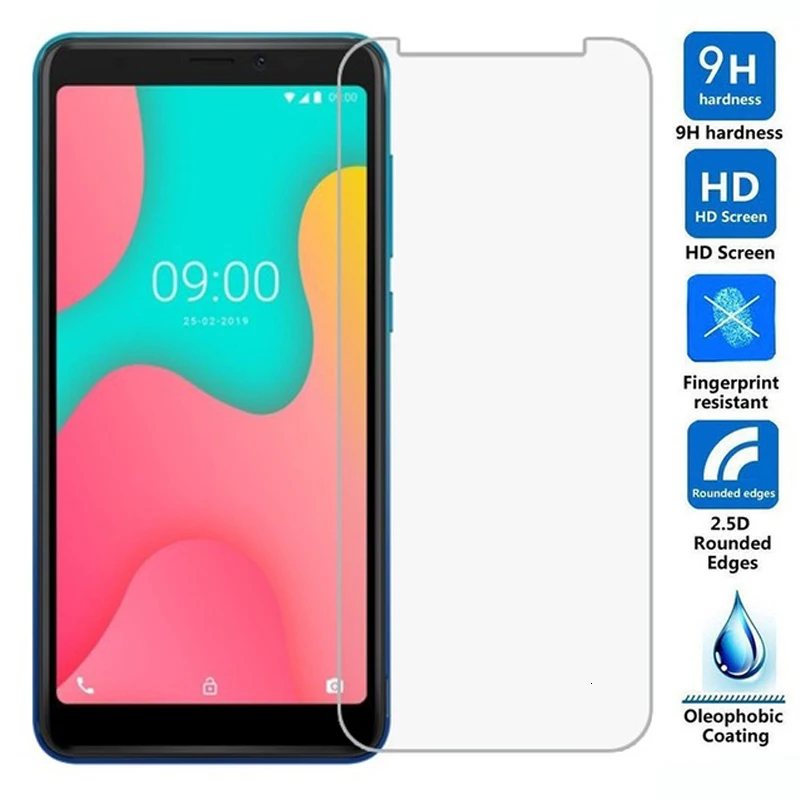 

2Pcs 2.5D Premium Tempered Glass For Wiko Y70 Y80 Y50 Screen Protector For wiko y80 y70 y50 Safety Glass 9H Protective Film Y 70
